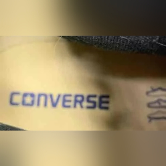 Converse All Star Black and Purple  Sneakers Like New M 11 W 13 MSRP 94.99 - Picture 5 of 7